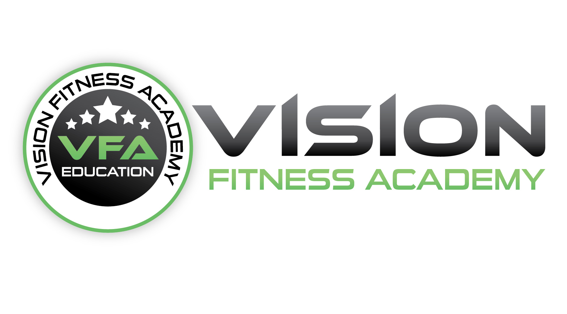 Logo Design For Vision Fitness Academy Smallbusinesslogos